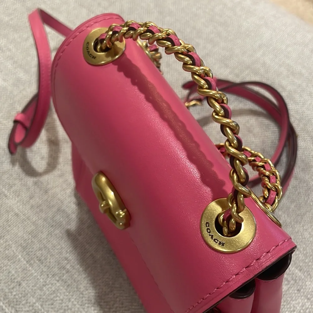 New! Coach Parker Leather Backpack - Picture 3 of 15